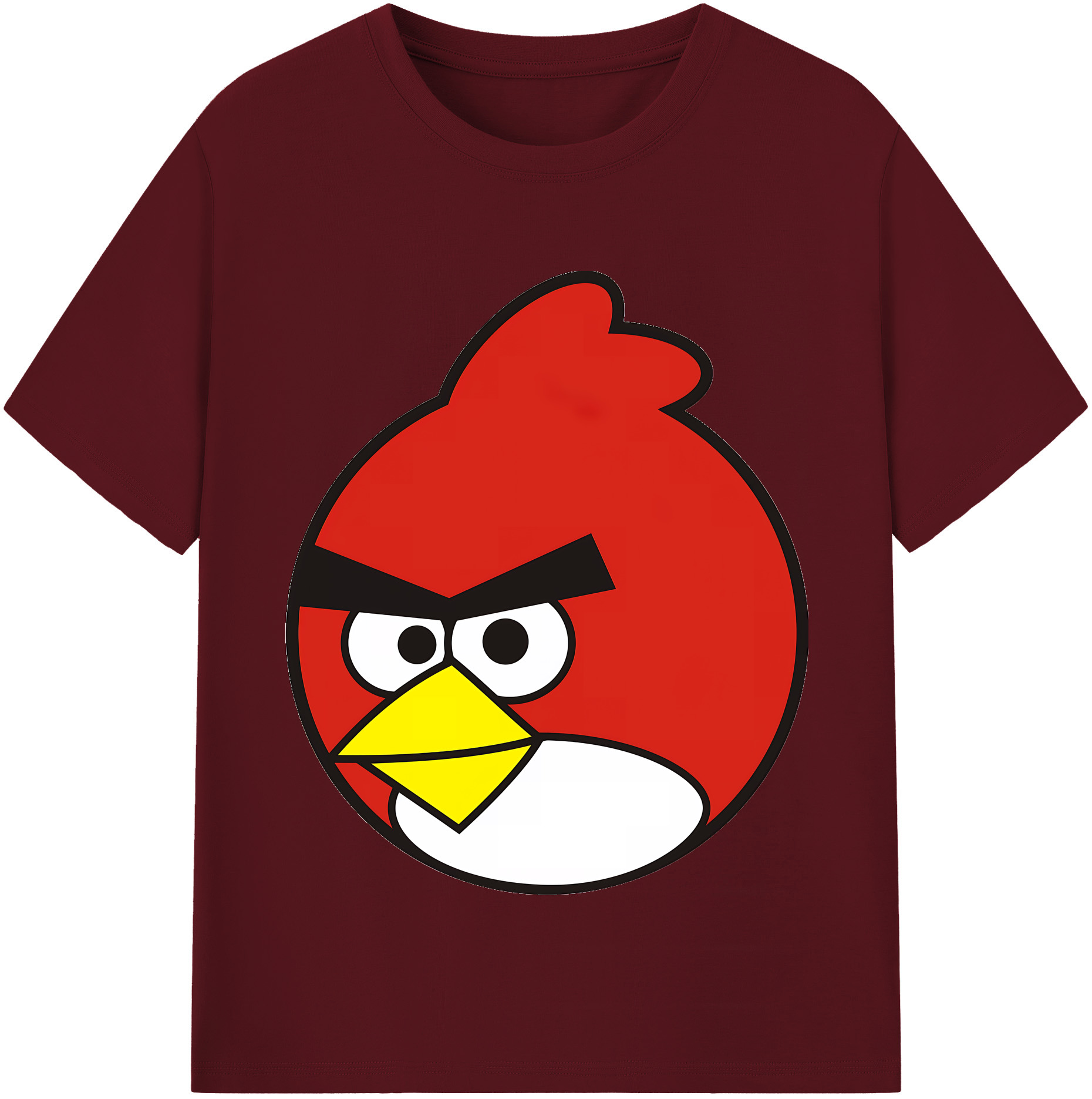 （画像用） Angry Birds アングリーバード 綿100％半袖Tシャツ（フロントプリント）